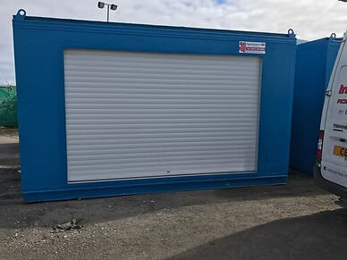 Roller shutter and commercial door project in North Wales